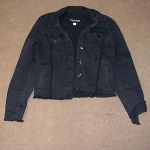 Black jean jacket